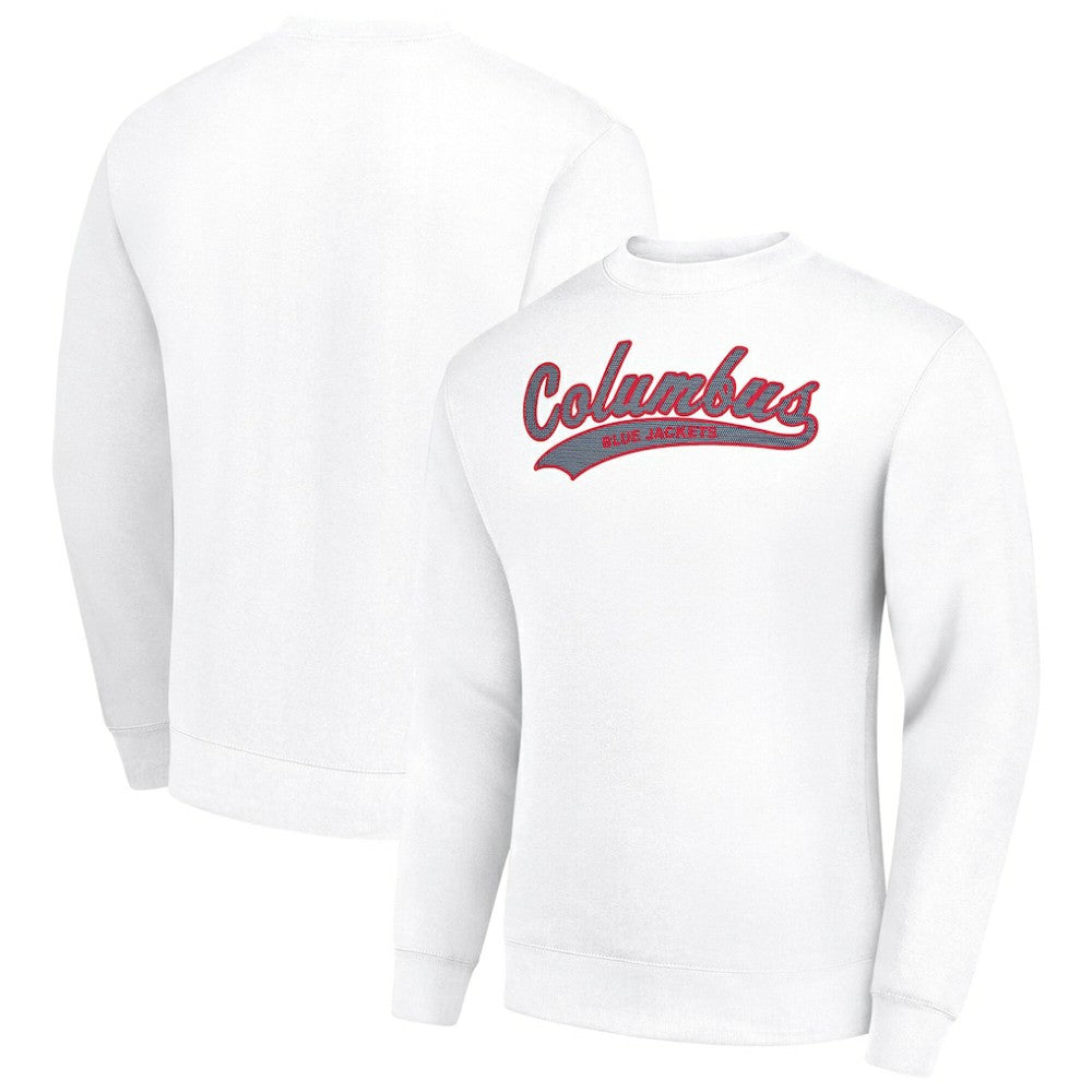 Columbus Blue Jackets Starter Tailsweep City Pullover Sweatshirt For Sale