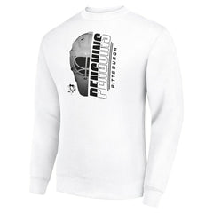 Pittsburgh Penguins Starter Half Helmet Team Logo Pullover Sweatshirt Outlet