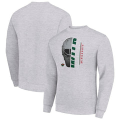 Minnesota Wild Starter Half Helmet Team Logo Pullover Sweatshirt Online
