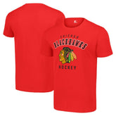 Chicago Blackhawks Starter Logo T-Shirt Discount