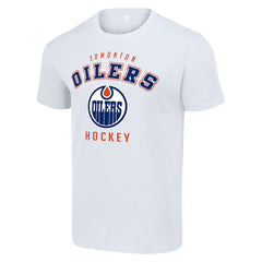 Edmonton Oilers Starter Logo T-Shirt Outlet