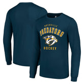 Nashville Predators Starter Logo Long Sleeve T-Shirt For Sale