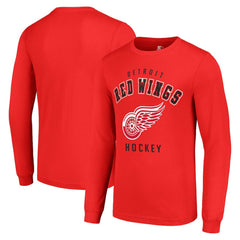 Detroit Red Wings Starter Logo Long Sleeve T-Shirt On Sale