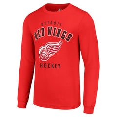 Detroit Red Wings Starter Logo Long Sleeve T-Shirt On Sale