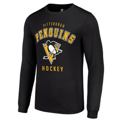 Pittsburgh Penguins Starter Logo Long Sleeve T-Shirt Discount