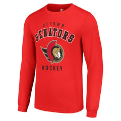 Ottawa Senators Starter Logo Long Sleeve T-Shirt On Sale
