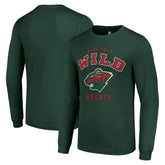 Minnesota Wild Starter Logo Long Sleeve T-Shirt On Sale