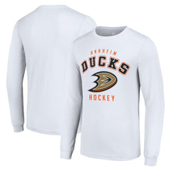 Anaheim Ducks Starter Logo Long Sleeve T-Shirt For Sale