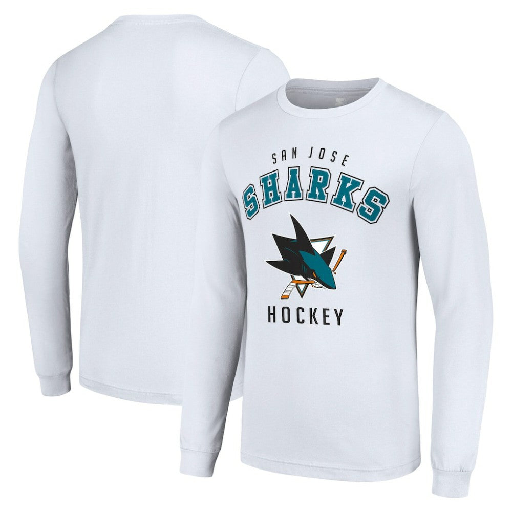 San Jose Sharks Starter Logo Long Sleeve T-Shirt Online