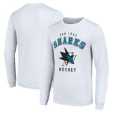 San Jose Sharks Starter Logo Long Sleeve T-Shirt Online