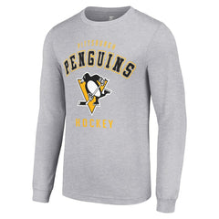 Pittsburgh Penguins Starter Logo Long Sleeve T-Shirt On Sale