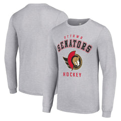 Ottawa Senators Starter Logo Long Sleeve T-Shirt Outlet