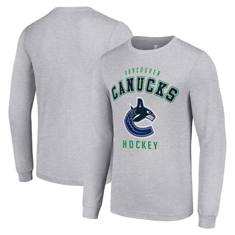 Vancouver Canucks Starter Logo Long Sleeve T-Shirt Online