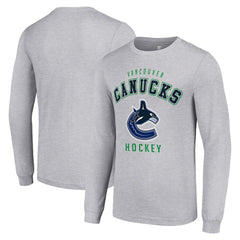 Vancouver Canucks Starter Logo Long Sleeve T-Shirt Online