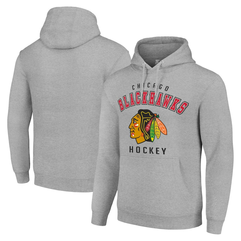 Chicago Blackhawks Starter Logo Pullover Hoodie Discount