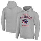 Columbus Blue Jackets Starter Logo Pullover Hoodie On Sale