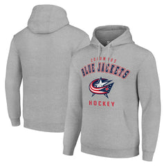 Columbus Blue Jackets Starter Logo Pullover Hoodie On Sale