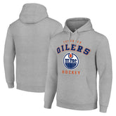 Edmonton Oilers Starter Logo Pullover Hoodie Outlet