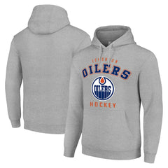 Edmonton Oilers Starter Logo Pullover Hoodie Outlet