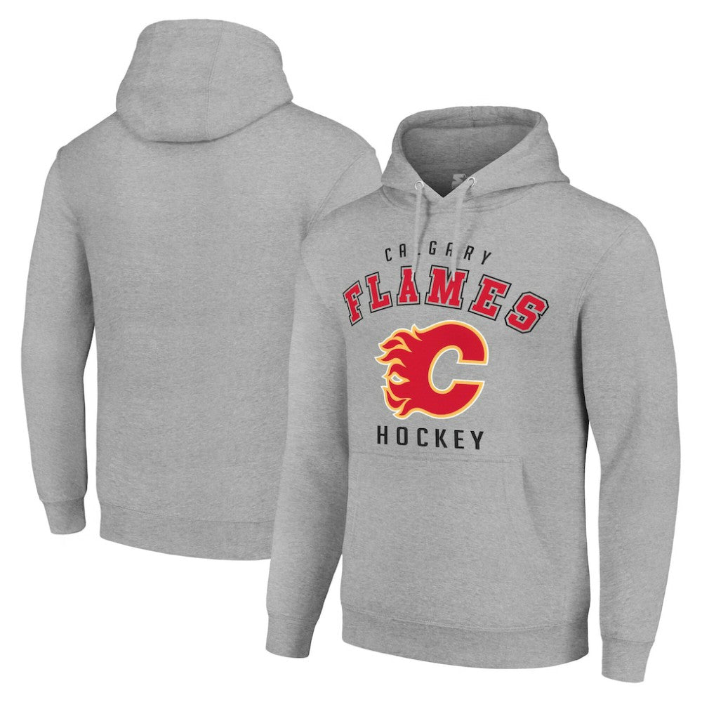 Calgary Flames Starter Logo Pullover Hoodie Sale