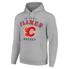 Calgary Flames Starter Logo Pullover Hoodie Sale