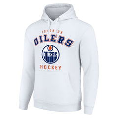 Edmonton Oilers Starter Logo Pullover Hoodie Discount