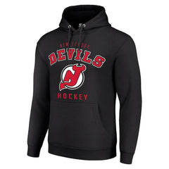 New Jersey Devils Starter Logo Pullover Hoodie Discount