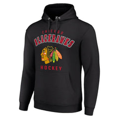 Chicago Blackhawks Starter Logo Pullover Hoodie Sale