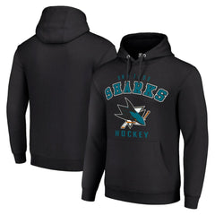 San Jose Sharks Starter Logo Pullover Hoodie Outlet
