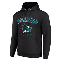 San Jose Sharks Starter Logo Pullover Hoodie Outlet