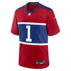 New York Giants Nike Malik Nabers Alternate Game Jersey