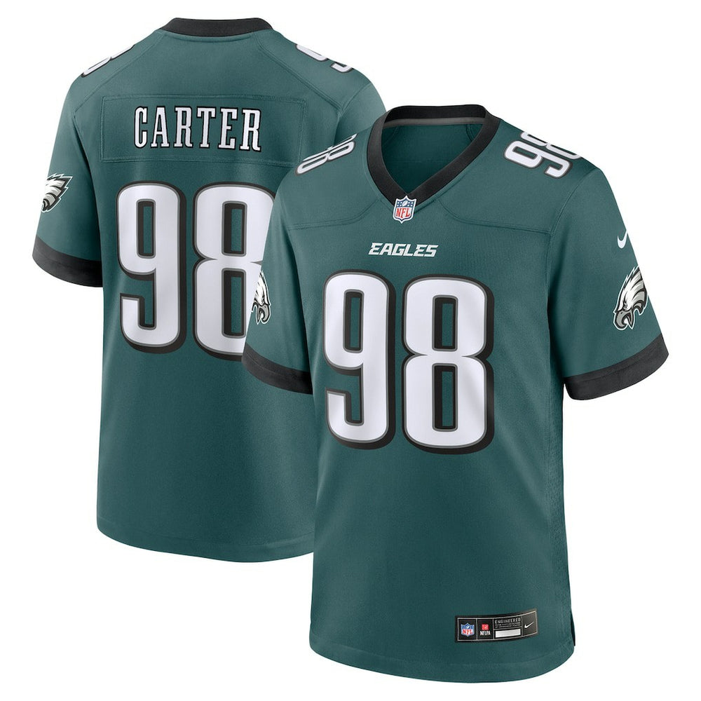 Philadelphia Eagles Nike Jalen Carter Team Game Jersey