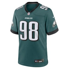 Philadelphia Eagles Nike Jalen Carter Team Game Jersey