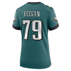 Trevor Keegan Philadelphia Eagles Women's Team Game Jersey - Midnight Green