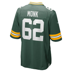 Green Bay Packers Nike Jacob Monk Game Jersey