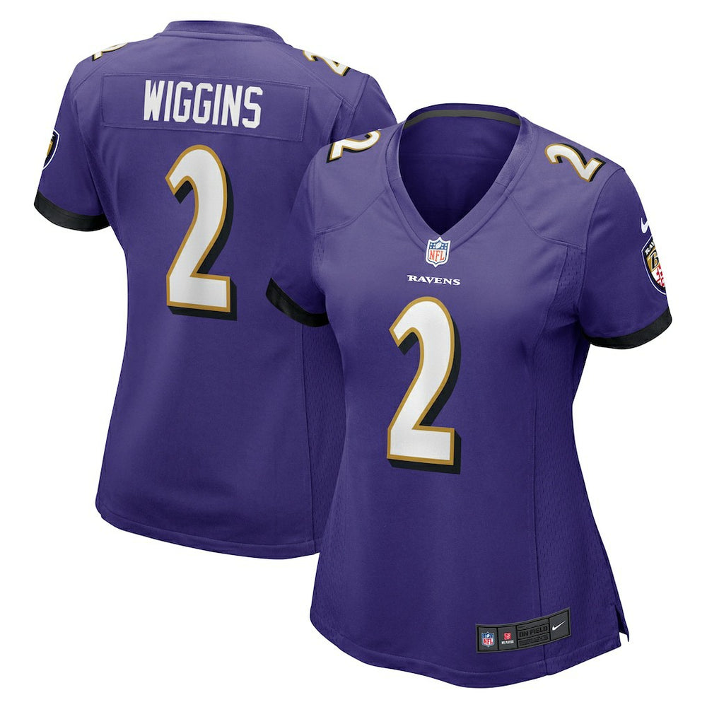 Baltimore Ravens Nike Nate Wiggins Women's Game Jersey