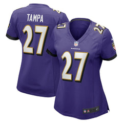 Baltimore Ravens Nike T.J. Tampa Women's Game Jersey