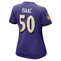 Adisa Isaac Baltimore Ravens Women's Game Jersey - Purple