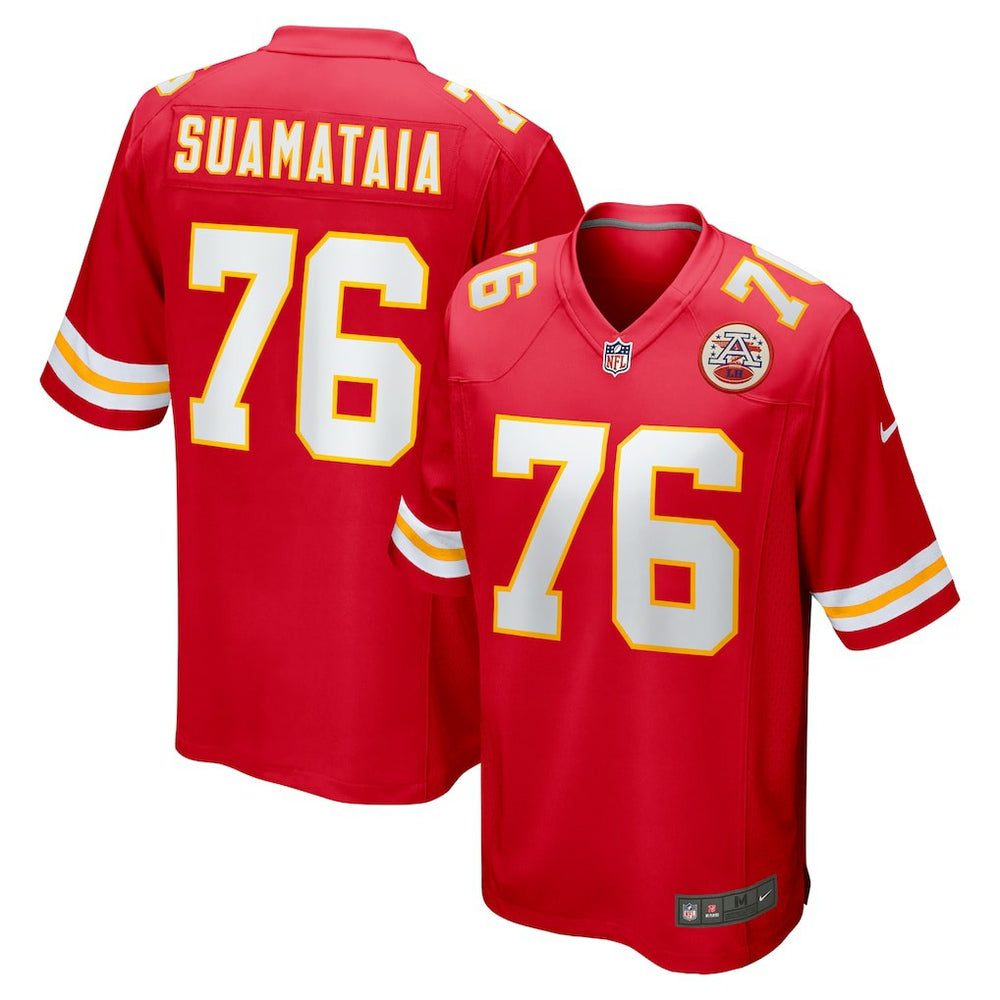 Kansas City Chiefs Nike Kingsley Suamataia Game Jersey