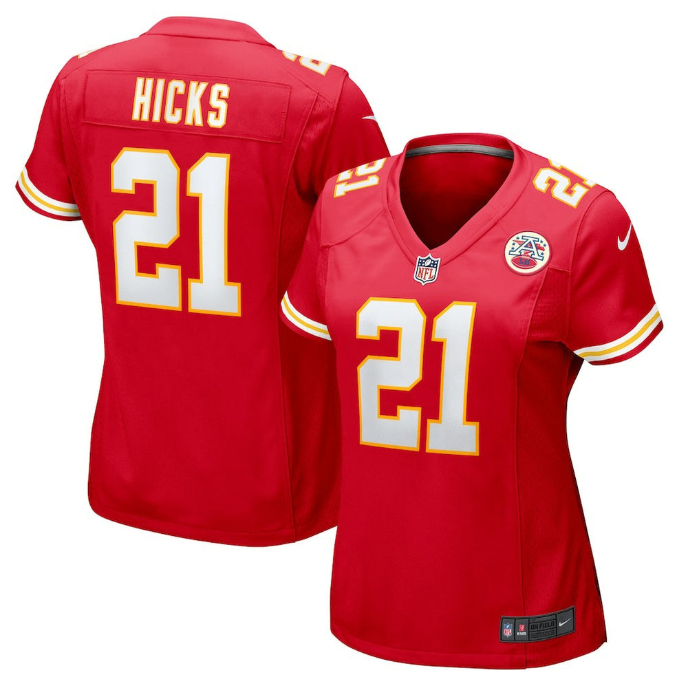 Kansas City Chiefs Nike Jaden Hicks Women's Game Jersey