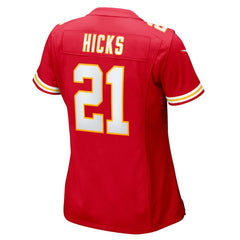 Kansas City Chiefs Nike Jaden Hicks Women's Game Jersey