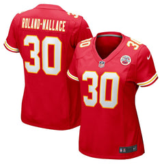 Kansas City Chiefs Nike Chris Roland-Wallace Women's Game Jersey