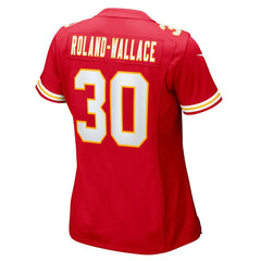 Kansas City Chiefs Nike Chris Roland-Wallace Women's Game Jersey