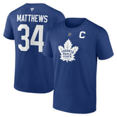 Auston Matthews Toronto Maple Leafs Fanatics Authentic Stack Name & Number T-Shirt On Sale