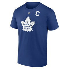 Auston Matthews Toronto Maple Leafs Fanatics Authentic Stack Name & Number T-Shirt On Sale