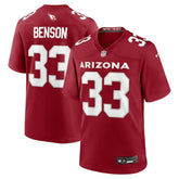 Arizona Cardinals Nike Trey Benson Team Game Jersey