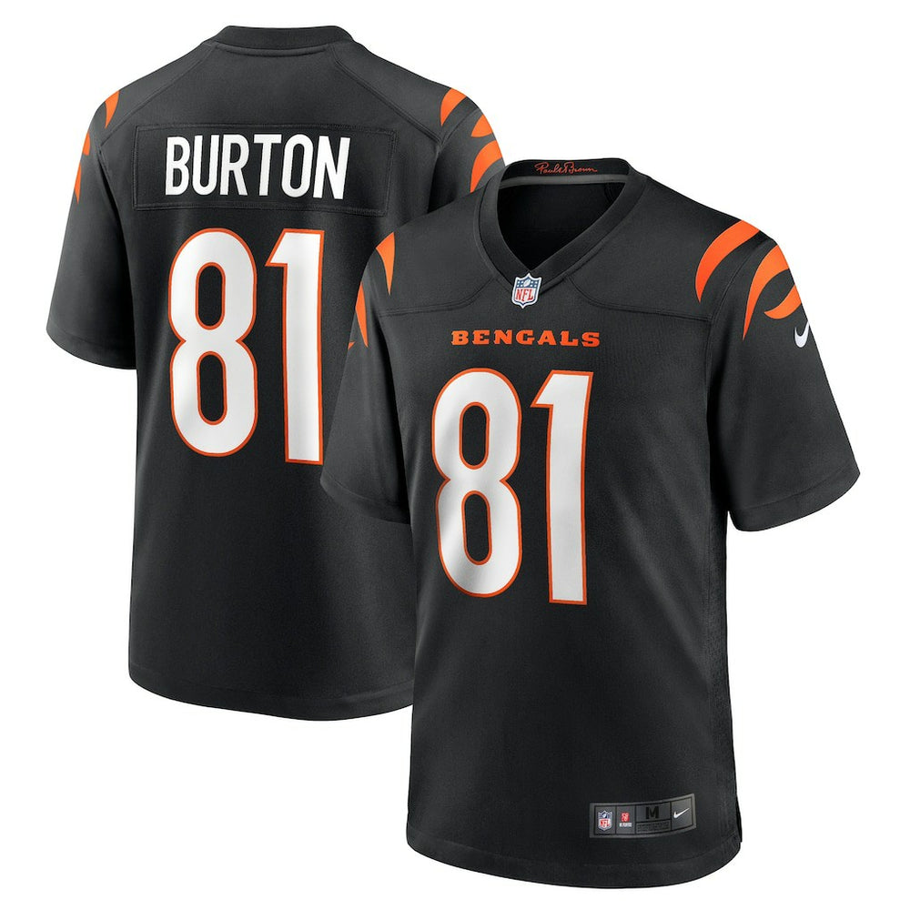 Cincinnati Bengals Nike Jermaine Burton Game Jersey