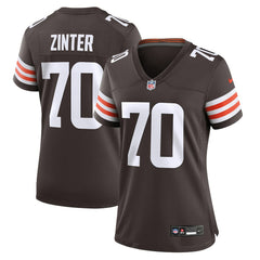 Cleveland Browns Nike Zak Zinter Women's Game Jersey