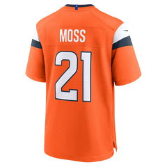 Denver Broncos Nike Riley Moss Team Game Jersey