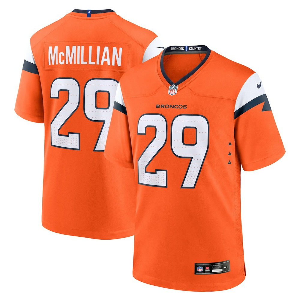 Denver Broncos Nike Ja'Quan McMillian Team Game Jersey